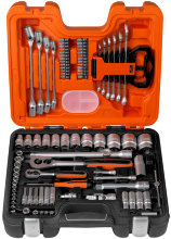 Bahco topnøglesæt 1/2" + 1/4" - 92 dele